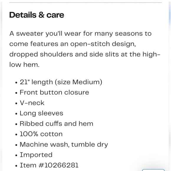 NWT Madewell Open Stitch Cardigan Sweater Medium - Picture 2 of 9